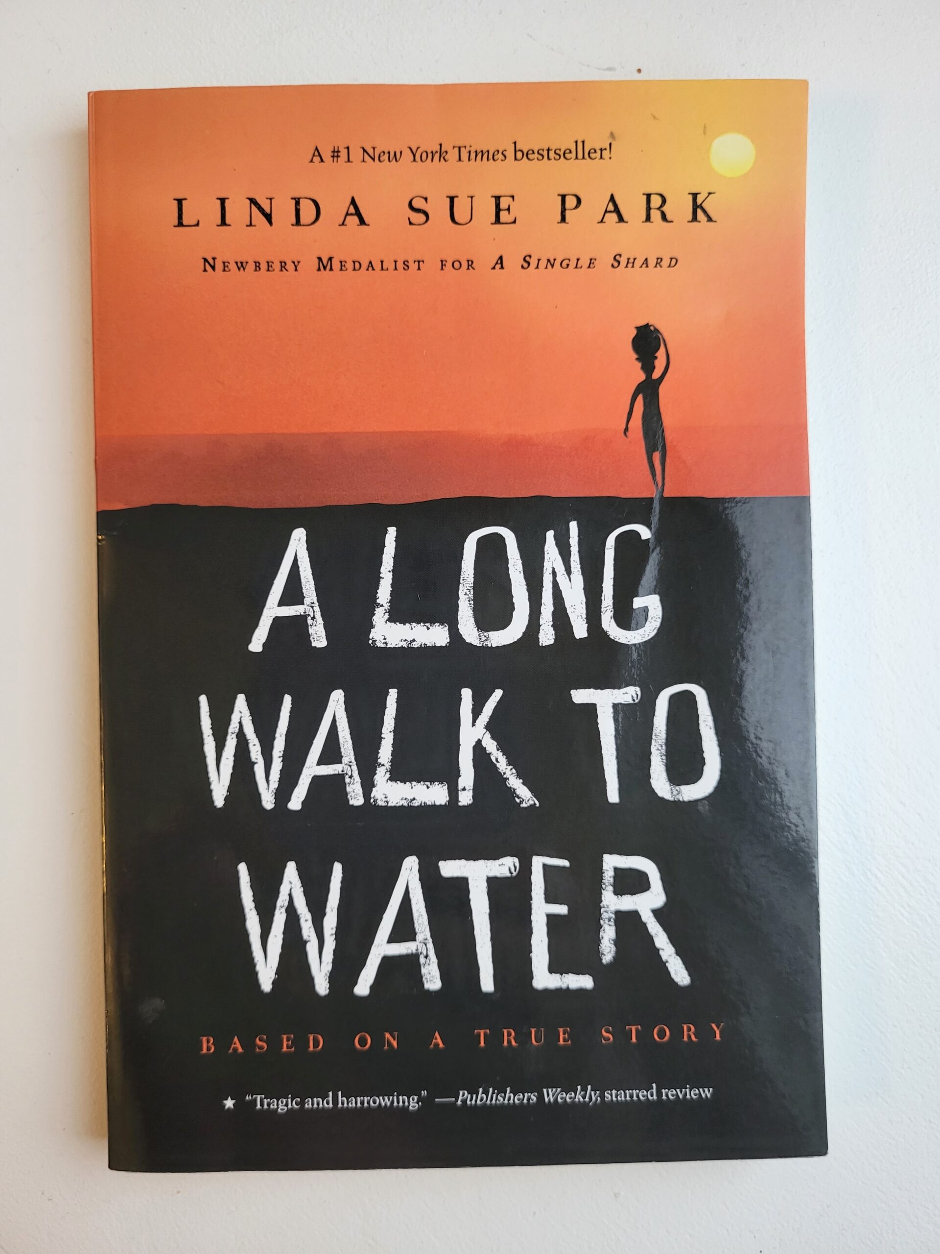 The book A Long Walk to Water used with the A Long Walk to Water chapter questions packet.