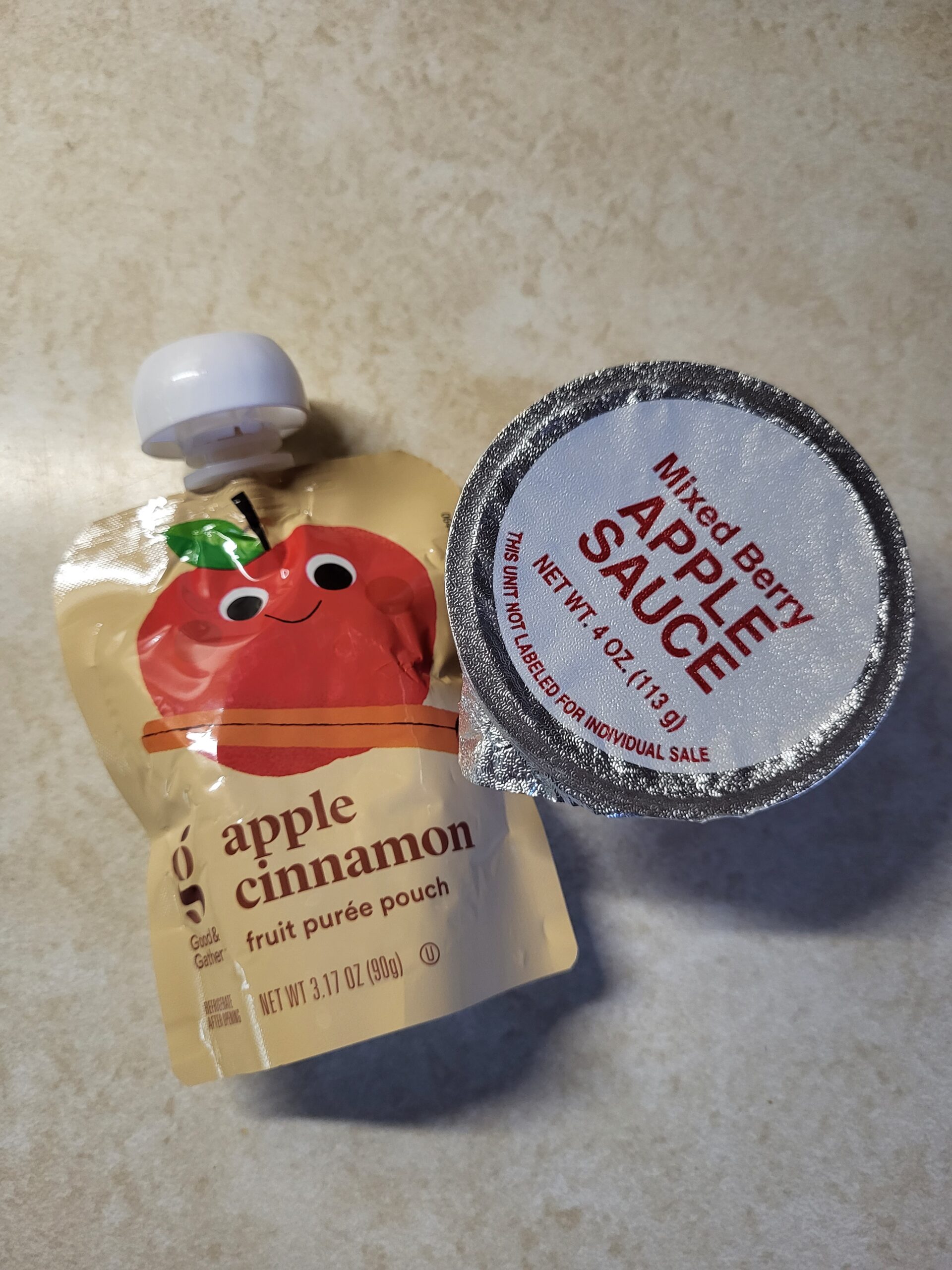 Applesauce is one of our toddler's favorite things to eat.